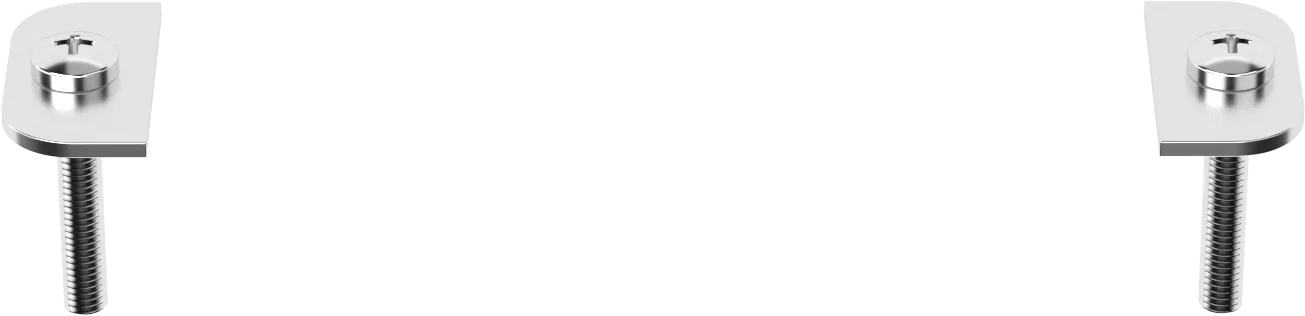 Disegno quotato delle piastre: 140 × 30 mm, spessore 2 mm